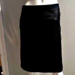LOFT Faux Leather Mini Skirt Size Small